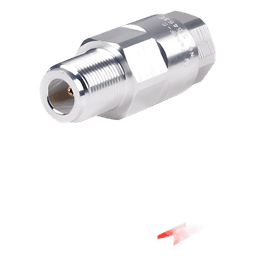 Conector RF Coaxial / Tipo N Hembra / Cable 1/2 Pulgada / Impedancia 50 Ω / Frecuencia 12 GHz / Rango -55°C a +85°C