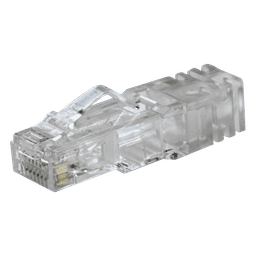 Plug RJ45 / Cat6 / 8P8C / 23-24 AWG / 50μin Oro / 2500 Ciclos / -10 a 60°C / 100 Piezas