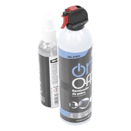Kit de Limpieza para Electrónicos / 4 Productos Especializados / Aire Comprimido 660 ml / 2 Limpiadores 250 ml / 2 Microfibras 30x30 cm