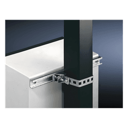 Herrajes de Fijación para Gabinete / Acero Galvanizado / Sujeción 600 mm / Poste hasta 152.4 mm (6') / Ancho Gabinete 600 mm
