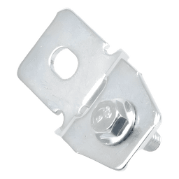Pestañas Metálicas de Fijación / Chapa de Acero y Zinc 4 mm / Paquete de 4 Piezas / Montaje en Pared / Incluye Tornillos y Tuercas para Gabinete