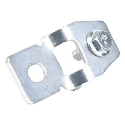 Pestañas Metálicas de Fijación / Chapa de Acero y Zinc 4 mm / Paquete de 4 Piezas / Montaje en Pared / Incluye Tornillos y Tuercas para Gabinete