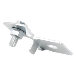 Pestañas Metálicas de Fijación / Chapa de Acero y Zinc 4 mm / Paquete de 4 Piezas / Montaje en Pared / Incluye Tornillos y Tuercas para Gabinete