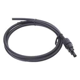 Cable Fotovoltaico / 1.5 m (4.9 ft) / 10 AWG / MC4-H Macho / Negro / Doble Aislamiento