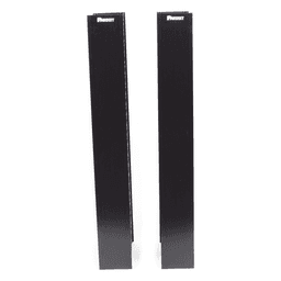 Organizador de Cable Vertical / 45 Espacios de Rack / 6.9 pies de Alto / 131 Cables CAT6 / Frontal Sencillo / ABS Negro