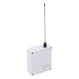 Receptor Inalámbrico / 2500 m (8202.1 ft) de Alcance / 4 Salidas de Relevador Tipo C / Frecuencia 433.92 MHz / Operación -20°C a +80°C