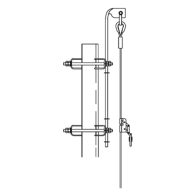 Línea de Vida Horizontal / 45.7 m (150 ft) / Compatible Super Titan / Alta Resistencia / Exteriores