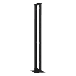 Rack 2 Postes / 45 UR / 19" EIA-310D / Carga 460 kg / Base L Anclaje a Piso / Acero Calibre 11 y 14