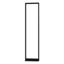 Rack 2 Postes / 45 UR / 19" EIA-310D / Carga 460 kg / Base L Anclaje a Piso / Acero Calibre 11 y 14