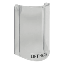 Cubierta Protectora / Policarbonato Superresistente / Sin Alarma / Montaje por Pestañas / 135x89x45 mm / -40 a 49°C