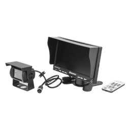 Sistema de Reversa Vehicular / Monitor LCD 7'' / Cámara CMOS IR 18 LEDs / Soporte Dual Cámara / Cable 20 m (65.6 ft)