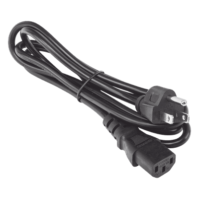 Cable de Alimentación / 120-240 Vca / 18 AWG / IEC 320C13 a NEMA 5-15P / 1.8 m (5.91 ft) / 3 Conductores con Tierra
