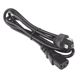 Cable de Alimentación / 120-240 Vca / 18 AWG / IEC 320C13 a NEMA 5-15P / 1.8 m (5.91 ft) / 3 Conductores con Tierra
