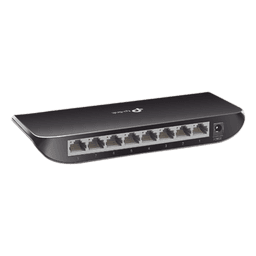Switch de escritorio / 8 puertos RJ45 / Gigabit 10/100/1000 Mbps / Green Ethernet / Montaje pared o sobremesa