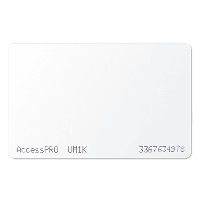 Tarjeta Dual / UHF 900MHz EPC Gen2 / MIFARE 13.56MHz 1K / ISO PVC 85.6x54x1mm / 3.37x2.13x0.04in
