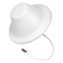 Antena Domo Interior / 698-960/1710-2700 MHz / 2-4 dBi / 75 Ohm / Conector F Hembra / 7.3" x 3.3" (185 x 85 mm)