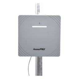 Lector RFID UHF / Alcance 6 m (19.7 ft) / Bluetooth / Antena 12 dBi / Wiegand 26 / IP Climas Extremos