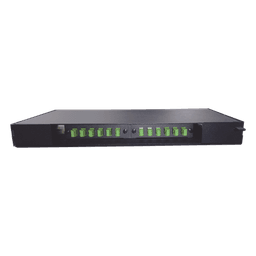 Patch Panel / 12 Puertos / 1U / Pigtails Preinstalados / Placas Adaptadoras / Splice Tray Integrado