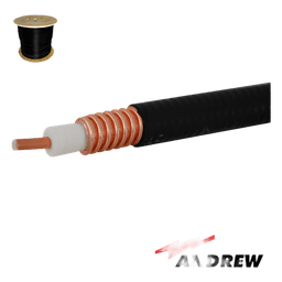 Cable Coaxial Superflexible / 1/2 Pulgada / 50 Ohms / Cobre Corrugado / Dieléctrico Espumado / Carrete 305 m (1000 ft)