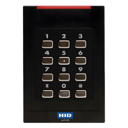 Lector de Acceso con Teclado / Multiformato Proximidad / iClass SEOS 1 cm / MIFARE DESFire / Bluetooth / Wiegand / 5-16 VDC
