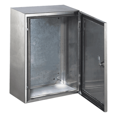 Gabinete de Acero Inoxidable / IP66 / IK10 / 300 x 400 x 200 mm / Capacidad 30 kg / Placa Interior Galvanizada