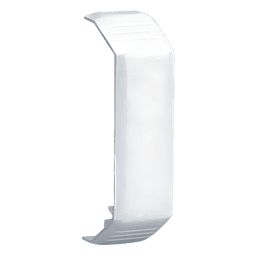 Unión Recta para Canaleta / PVC Rígido / Grado V-0 / 0 a 50°C / Blanco Mate / 180°