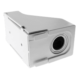 Accesorio para Techo Falso/Entrada / Conexión Tubería 1/2 a 1 In / Compatible Canaletas LD3, LD5, LD10 / Blanco Mate