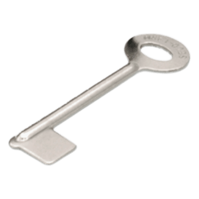 Llave para Estación de Emergencia / Acero Resistente a Corrosión / Diseño Ergonómico / 2 Unidades Incluidas