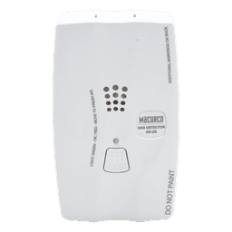 Detector de Gas Combustible / Cobertura 83 m² / Alarma 85 dBA a 3 m / Alimentación 12-24 VCC/VCA / Relevador SPST 100 mA / Certificación UL