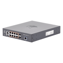 Switch Capa 3 / 10 Puertos / 8 Gigabit PoE / 2 SFP / USB / Consola / MNGMT / 20 Gbps