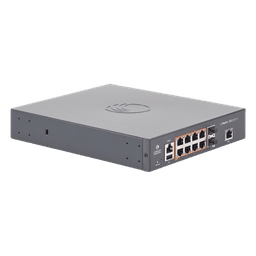 Switch Capa 3 / 10 Puertos / 8 Gigabit PoE / 2 SFP / USB / Consola / MNGMT / 20 Gbps
