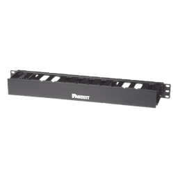 Organizador de Cables Horizontal / 1UR / 19 pulgadas (483 mm) / Solo Frontal / Gestión Coaxial, Fibra y Categoría 5e/6