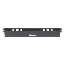 Organizador de Cables Horizontal / 1UR / 19 pulgadas (483 mm) / Solo Frontal / Gestión Coaxial, Fibra y Categoría 5e/6