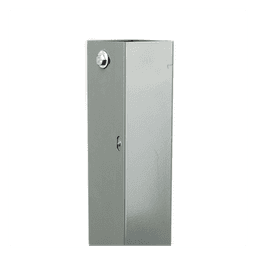 Ducto Cuadrado Embisagrado / 10 x 10 cm / 1.52 m (4.99 ft) / Capacidad 159 Cables Cat6 / Acero al Carbón con Epóxica / Knock Out 3/4' y 1'
