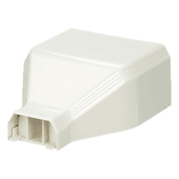 Conexión de Tubería a Canaleta / Salidas 1/2", 3/4", 1" y 1 1/4" / Material ABS / Radio de Curvatura 1" / UL94V-0 / 145 x 72.6 x 20 mm
