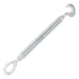 Tensor de Acero Forjado / Ojo-Gancho / 5/8" x 9" / Carga 730 kg / Galvanizado