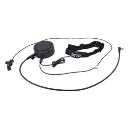 Micrófono de Garganta / PTT Grande / Conector Hirose / Entrada 2.5 mm / Compatible Kenwood NX/TK Series y Motorola GP300/DEP450 / Cable Puerto de Accesorios