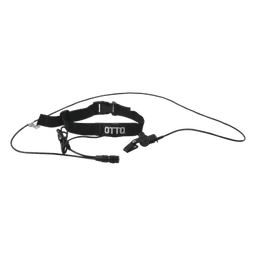 Micrófono de Garganta / PTT Grande / Conector Hirose / Entrada 2.5 mm / Compatible Kenwood NX/TK Series y Motorola GP300/DEP450 / Cable Puerto de Accesorios