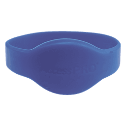 Brazalete de Proximidad / 125 kHz EM / 65 mm Diámetro / 2.13 ft / Wiegand 26 / Silicona / Azul
