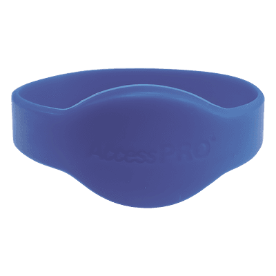 Brazalete RFID MIFARE / 13.56 MHz / 74 mm Diámetro / Silicona Resistente al Agua / Formato Wiegand 32 Bits / Talla Adulto
