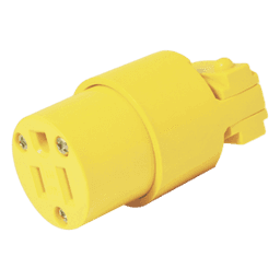 Contacto con Abrazadera Plástica / 3 Polos NEMA 4-2125 / 127 VCA / 15 A / Uso Interior y Exterior