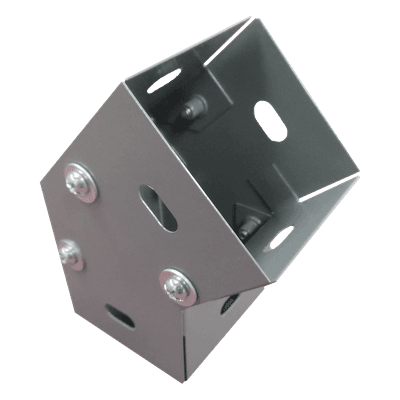 Codo Horizontal de Derivación / 45 Grados / 100 x 100 mm (4 x 4 pulg) / Acero al Carbón / Ducto CH-DC-100X100L