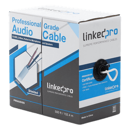 Cable para Bocina / 2x18 AWG / Blindado / 152 m (500 ft) / FRNC / -20°C a 60°C