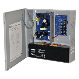 Fuente de alimentación CCTV / 12-24 VDC seleccionable / 4-6A / 8-16 salidas protegidas / Capacidad de respaldo