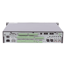 Controlador de Evacuación por Voz / Amplificador 500 W / 8 Zonas Independientes / Expansible a 128 Zonas / Salida 100 V / Reproductor MP3 / Radio FM