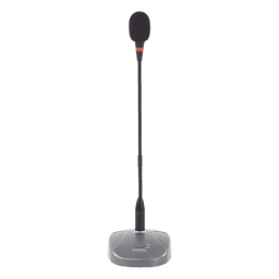 Micrófono de Escritorio / Condensador de Alta Sensibilidad / Respuesta 20-12 kHz / 2 Tonos de Timbre / Conector XLR y TRS / Alimentación Dual