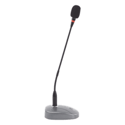 Micrófono de Escritorio / Condensador de Alta Sensibilidad / Respuesta 20-12 kHz / 2 Tonos de Timbre / Conector XLR y TRS / Alimentación Dual