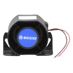 Alarma de Reversa Vehicular / 112 dB(A) / 12-36 VDC / Carcasa de Acero / Sellado Epoxi / 5.7" de Ancho