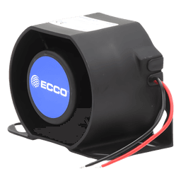 Alarma de Reversa Vehicular / 112 dB(A) / 12-36 VDC / Carcasa de Acero / Sellado Epoxi / 5.7" de Ancho