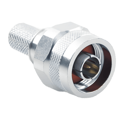 Conector N Macho / Pin Cautivo / Anillo Plegable / 0-11 GHz / 50 Ohm / Cables LMR-400, CNT-400, LP-400, RG8/U-SYS